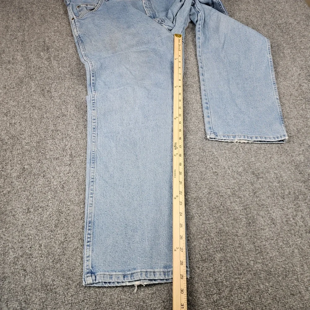 Wrangler Mens Regular Fit Light Wash Denim Jeans 42x29 855WAQL Straight Leg